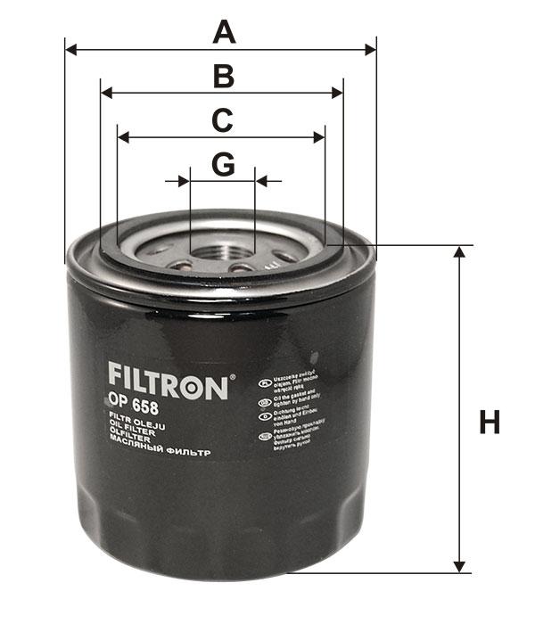 Filtr Oleju OP 658