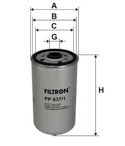 Filtr Paliwa PP 837/1