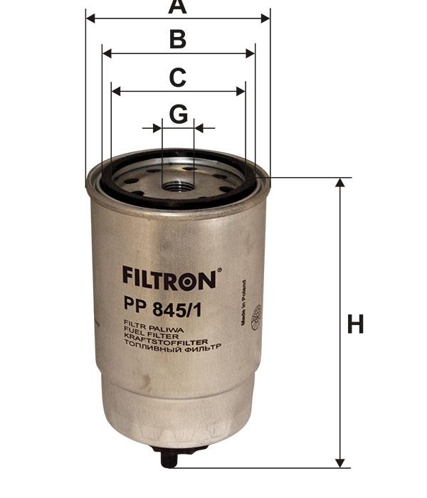 Filtr Paliwa PP 845/1