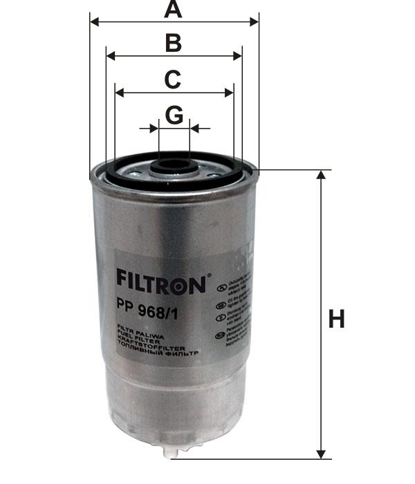 Filtr Paliwa PP 968/1