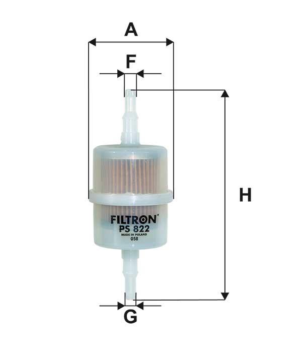 Filtr Paliwa PS 822