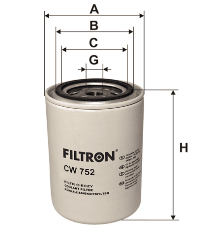 Filtr Chłodziwa CW 752