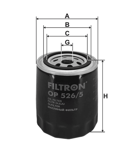 Filtr Oleju OP 526/5