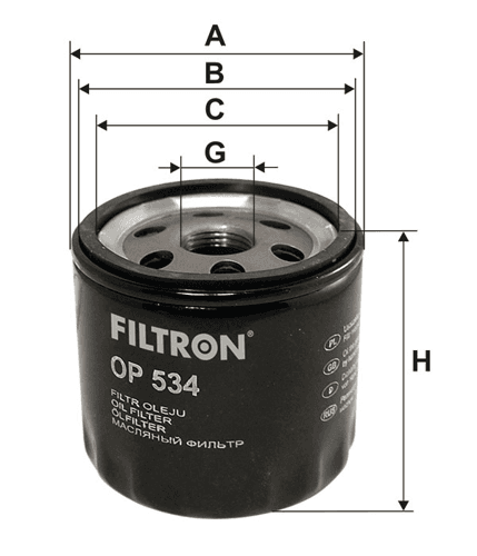 Filtr Oleju OP 534