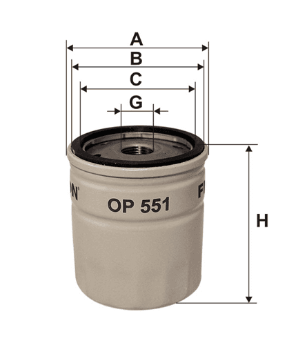 Filtr Oleju OP 551