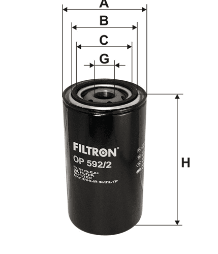 Filtr Oleju OP 592/2