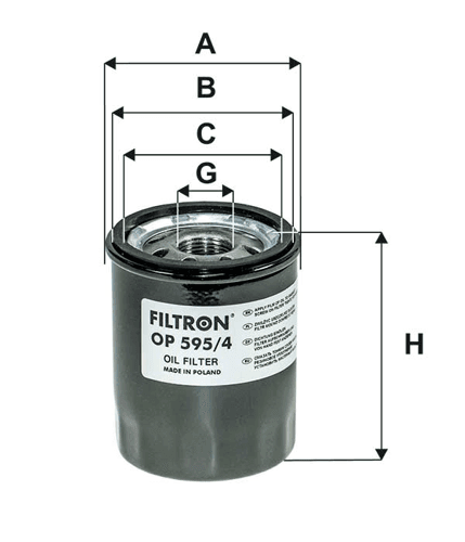 Filtr Oleju OP 595/4