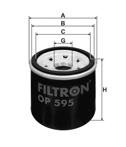 Filtr Oleju OP 595