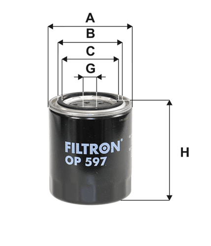 Filtr Oleju OP 597