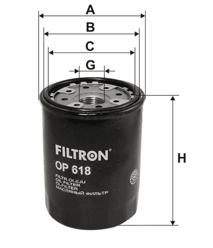 Filtr Oleju OP 618