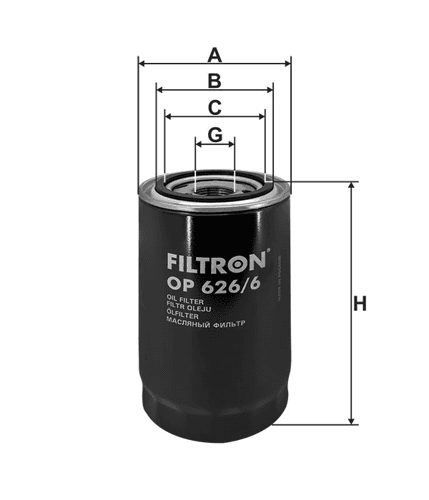 Filtr Oleju OP 626/6