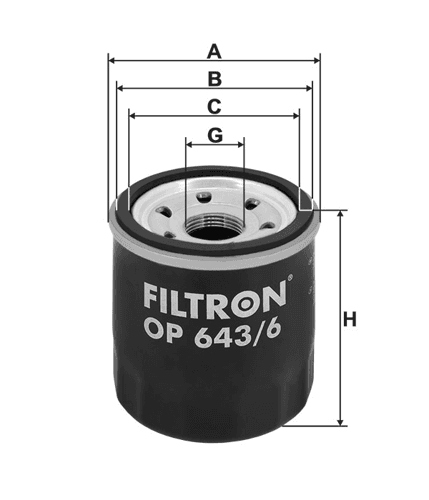 Filtr Oleju OP 643/6