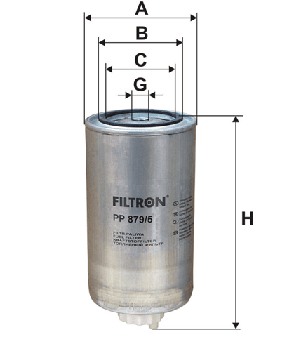 Filtr Paliwa PP 879/5