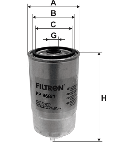 Filtr Paliwa PP 968/1