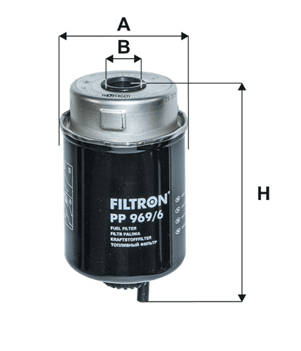 Filtr Paliwa PP 969/6