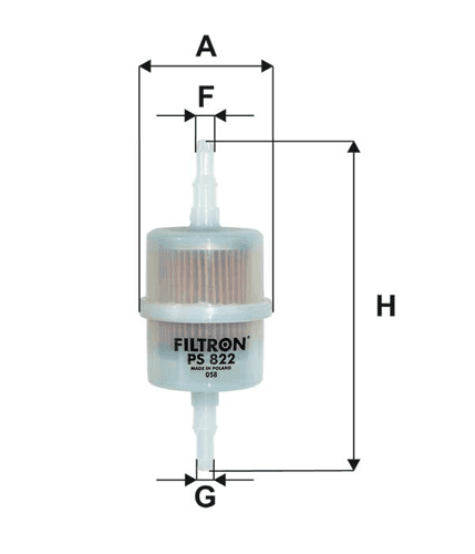 Filtr Paliwa PS 822
