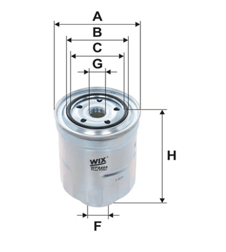 Filtr Paliwa WF 8468