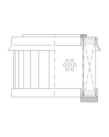 Filtr Powietrza W 01 AG 403