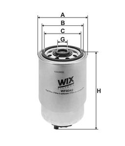 Filtr Paliwa WF 8042