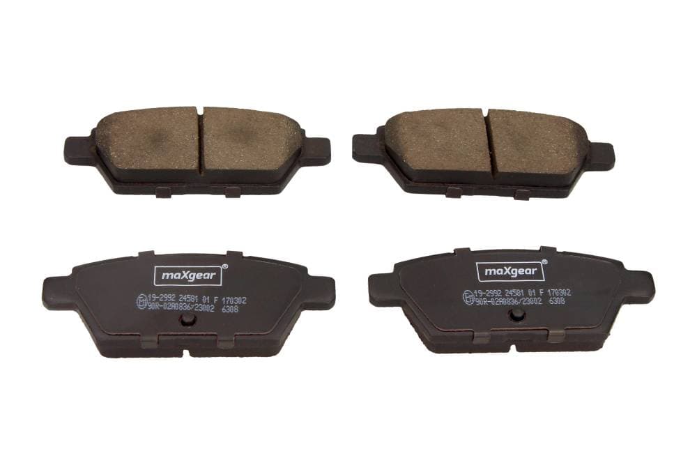 MAXGEAR 19-2992 - MAXGEAR KLOCKI HAMULCOWE MAZDA TYŁ 6 2,3 02-07