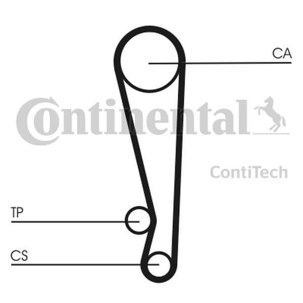 CONTITECH CT1024K1 - CONTITECH ZESTAW ROZRZĄDU MAZDA 1,3 16V