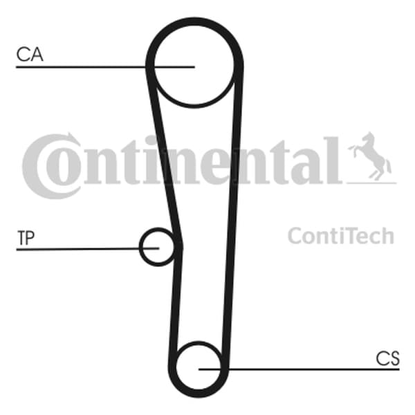 CONTITECH CT1062K1 - CONTITECH ZESTAW ROZRZĄDU HYUNDAI 1,3/1,5