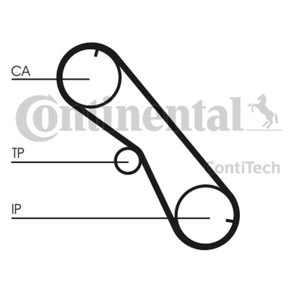 CONTITECH CT1089 - CONTITECH PASEK ROZRZĄDU TOYOTA 2,5/3,0D
