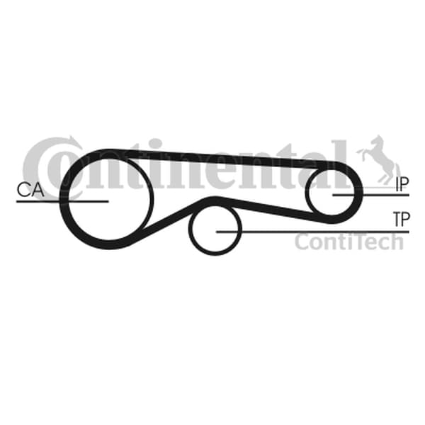 CONTITECH CT1118K1 - CONTITECH ZESTAW ROZRZĄDU PEUGEOT 2,7HDI 05-