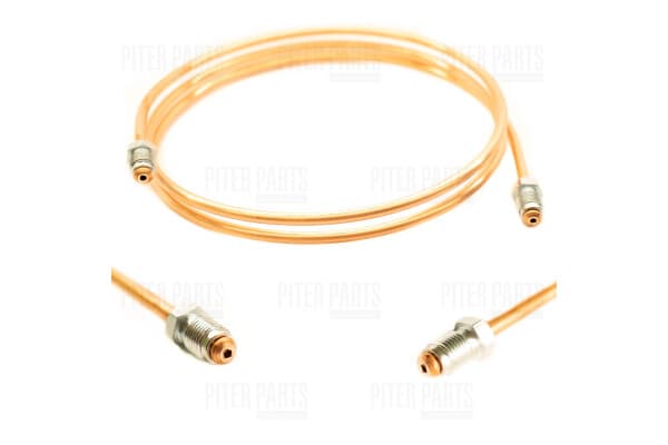 PITER PARTS PPH550 A-A - PITER PARTS PRZEWÓD HAM. DŁ. 5500 MM MIEDZIANY Z KOŃCÓWKAMI TYP. A-A (M10 X 1)