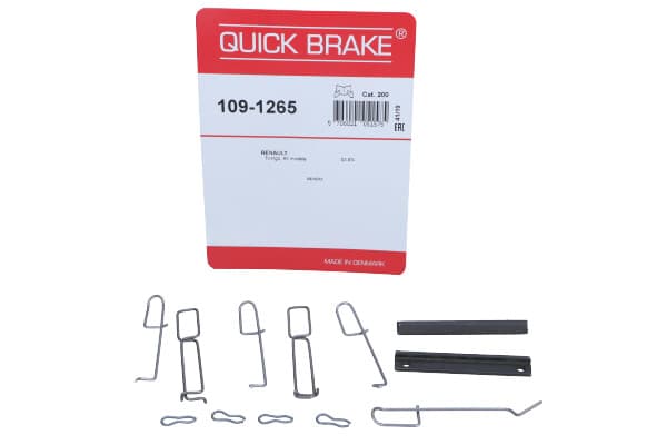 QUICK BRAKE QB109-1265 - QUICK BRAKE ZESTAW INST. KLOCKÓW HAM. RENAULT P. TWINGO 1,2 96-07