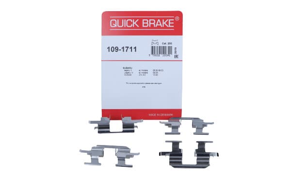 QUICK BRAKE QB109-1711 - QUICK BRAKE ZESTAW INST. KLOCKÓW HAM. SUBARU FORESTER/IMPREZA/LEGACY 98-