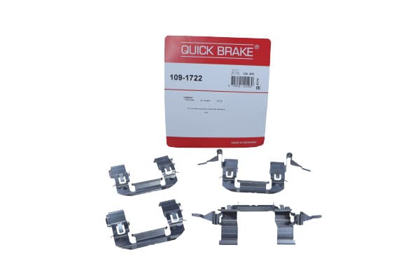 QUICK BRAKE QB109-1722 - QUICK BRAKE ZESTAW INST. KLOCKÓW HAM. NISSAN P. MURANO/NAVARA/PATHFINDER/QASHQAI 05-