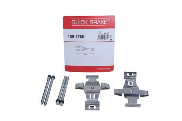 QUICK BRAKE QB109-1786 - QUICK BRAKE ZESTAW INSTALACYJNY KLOCKÓW HAMULCOWYCH MB PRZÓD W211/W221