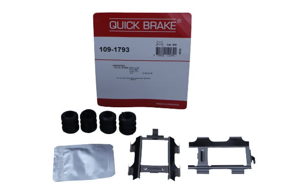 QUICK BRAKE QB109-1793 - QUICK BRAKE ZESTAW INSTALACYJNY KLOCKÓW HAMULCOWYCH MB PRZÓD SPRINTER 95-06