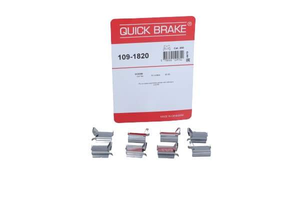 QUICK BRAKE QB109-1820 - QUICK BRAKE ZESTAW INST. KLOCKÓW HAM. CHRYSLER T. GRAND VOYAGER 07-