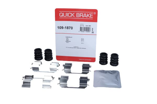 QUICK BRAKE QB109-1870 - QUICK BRAKE ZESTAW INST. KLOCKÓW HAM. CHEVROLET P. AVEO/KALOS/SPARK 05-