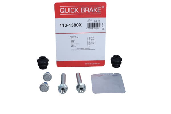 QUICK BRAKE QB113-1380X - QUICK BRAKE ZESTAW NAPRAWCZY ZACISKU HAMULCOWEGO TOYOTA CELICA COUPE
