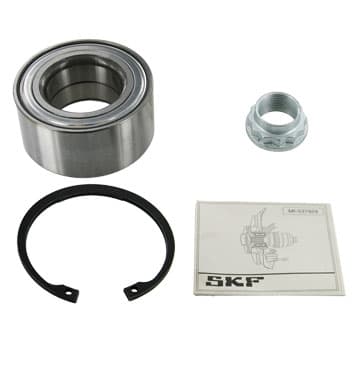 SKF VKBA757 - SKF ŁOŻYSKO KOŁA DB T. W124/201/202/203/208/209 BEZ KOMBI W ZESTAWIE NAKRĘTKA I ZABEZBIECZENIE