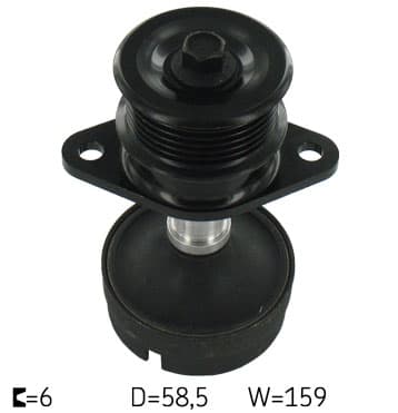 SKF VKM03404 - SKF KOŁO PASOWE ALTERNATORA FORD