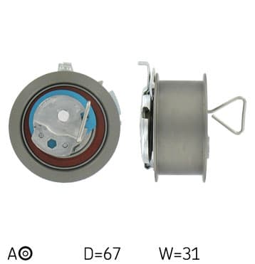 SKF VKM11250 - SKF ROLKA PASKA ROZRZĄDU VW 1,4TDI 99- 1,9DTI GOLF P