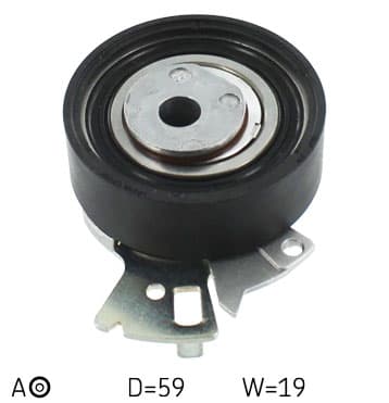 SKF VKM15121 - SKF ROLKA PASKA ROZRZĄDU OPEL 1,2/1,4/1,6 WTRYSK NAP