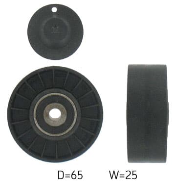 SKF VKM31002 - SKF ROLKA PASKA WIELOROWKOWEGO VW 1,9TD