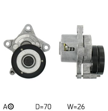 SKF VKM31023 - SKF NAPINACZ PASKA WIELOROWK. VW 1,0-1,6 93- Z ROLKĄ