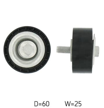 SKF VKM33031 - SKF ROLKA PASKA WIELOROWK. PEUGEOT DW8