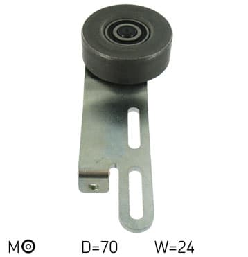 SKF VKM33039 - SKF ROLKA PASKA WIELOROWKOWEGO PEUGEOT 1,5D TUD5 SAXO 1,5