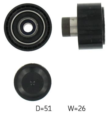 SKF VKM33060 - SKF NAPINACZ PASKA WIELOROWKOWEGO FORD