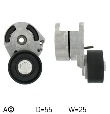 SKF VKM33061 - SKF NAPINACZ PASKA WIELOROWKOWEGO PEUGEOT