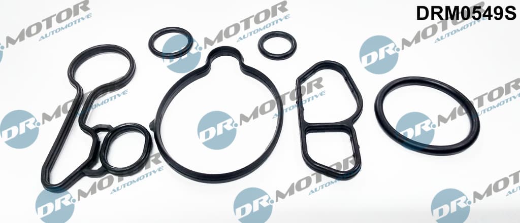 DR. MOTOR DRM0549S - DR. MOTOR ZESTAW USZCZELEK CHŁODNICY OLEJU 1,4 08-