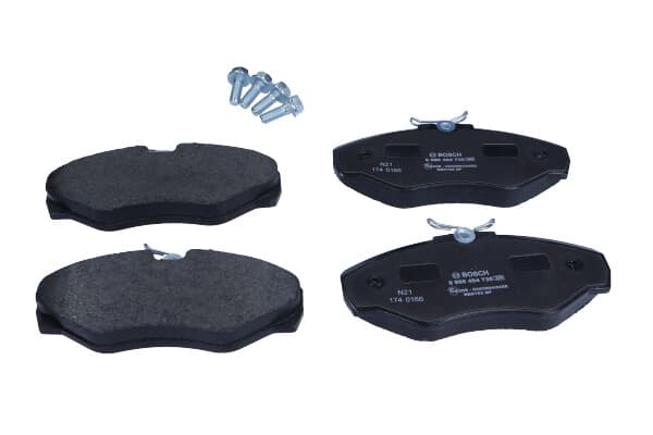 BOSCH 0986494730 - BOSCH KLOCKI HAMULCOWE OPEL PRZÓD VIVARO 1,9-2,5 DTI 01-