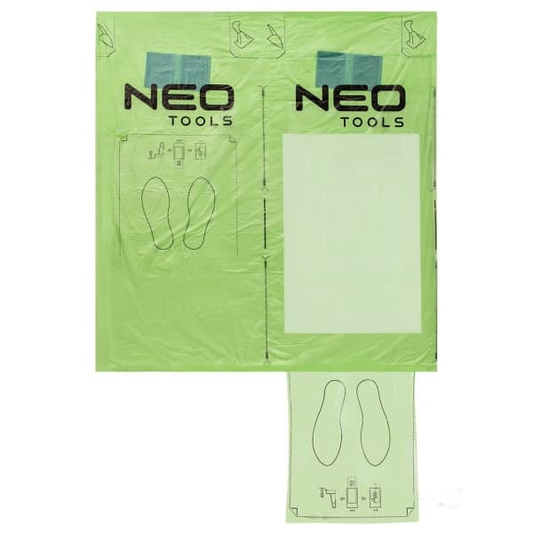 NEO Tools 10-485 - NEO TOOLS POKROWIEC OCHRONNY FOLIA ECO 5W1 200 SZT (FOTEL, KIEROWNICA, DŹWIGNIA ZMIANY BIEGÓW, RĘCZNY, DYWANIK)